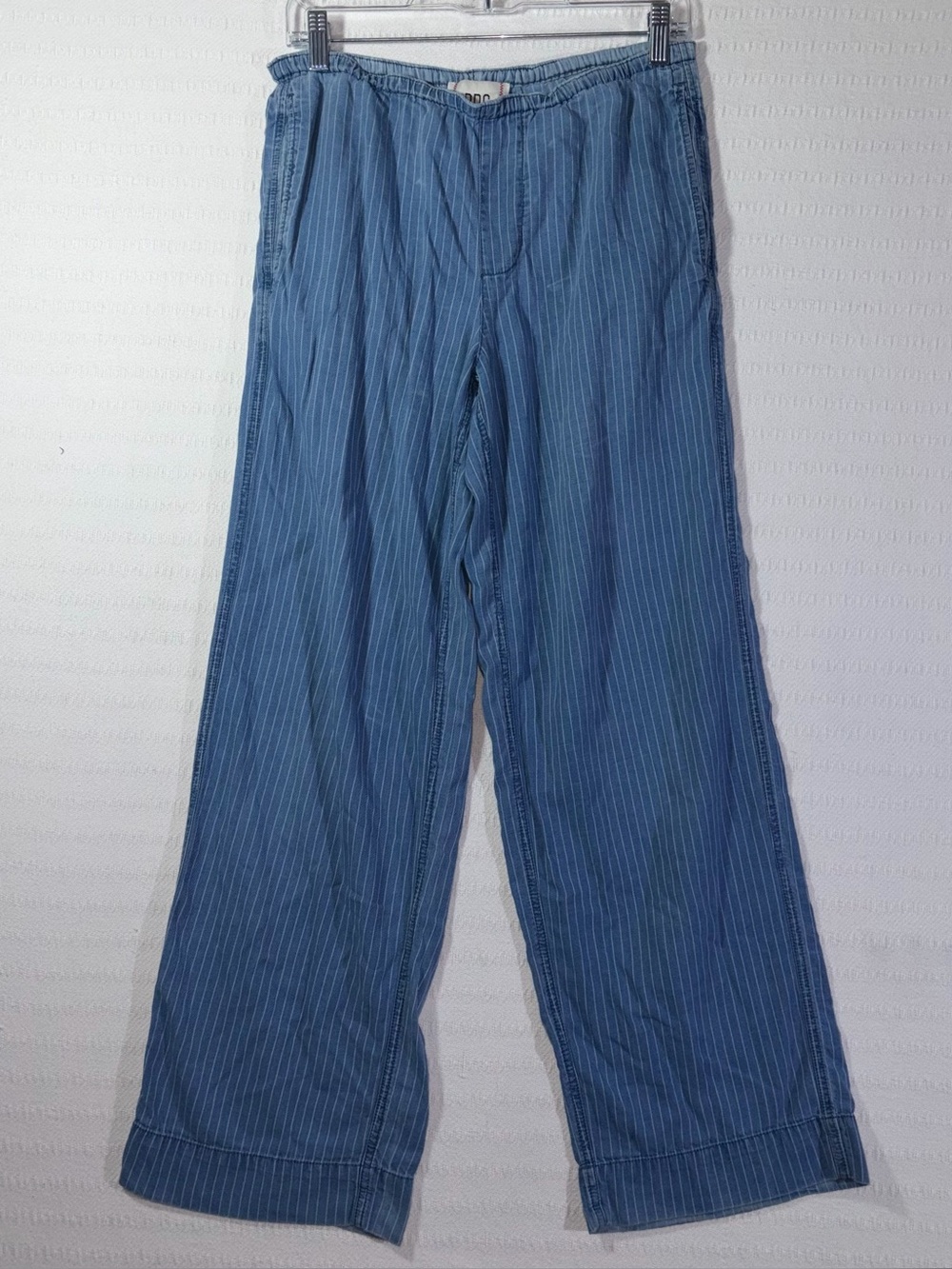BDG Womens Striped Cotton Trousers Size S Boho Relaxed Lightweight Elastic Waist